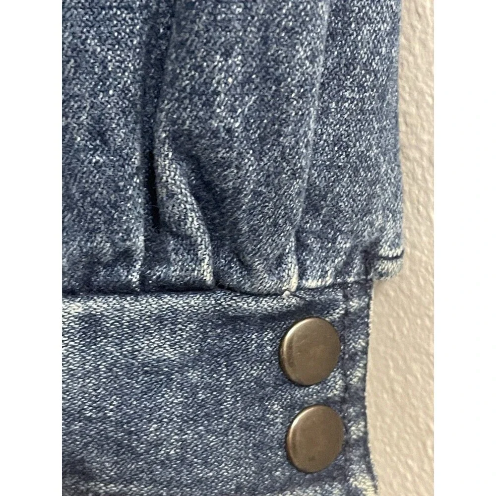 Women’s Izzy Denim Jacket Sz M 38843 Made In Israel 100% Cotton